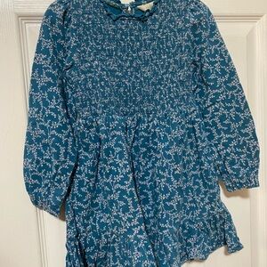Matilda Jane Teal Floral Girl Dress Size 4